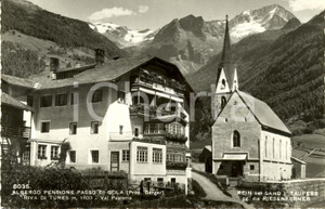 Cartolina originale da collezione 1940 ca RIVA DI TURES BZ VAL PUSTERIA Albergo pensione Passo di Gola FP NV 1