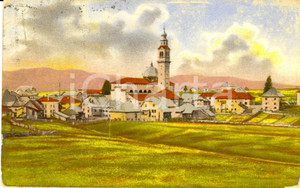 Cartolina originale da collezione 1915 ASIAGO VI Panorama dell abitato Cartolina DANNEGGIATA FP VG 1
