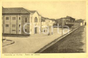 Cartolina originale da collezione 1930 ca CONCORDIA SUL SECCHIA (MO) Il Teatro del LITTORIO *Cartolina FP NV 1