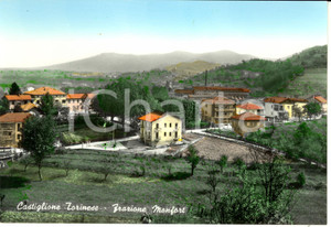 Cartolina originale da collezione 1960 ca CASTIGLIONE TORINESE TO Frazione MONFORT Scorcio panoramico FG NV 1