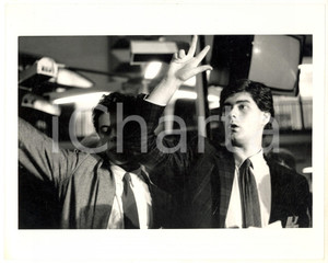 Fotografia d epoca originale 1987 MILANO Borsa Italiana  Broker acquistano titoli Fotografia 25x20 cm 1