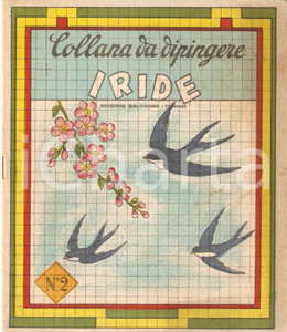 Libro, pubblicazione d epoca 1955 ca TORINO Album da colorare IRIDE n. 2 Edizioni SALVADEO 1