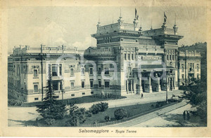 Cartolina originale da collezione 1926 SALSOMAGGIORE PR L edificio delle REGIE TERME Cartolina postale FP VG 1