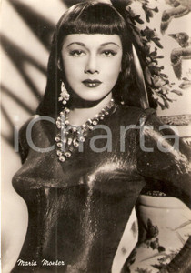 Cartolina originale da collezione 1940 ca CINEMA Actress Maria MONTEZ Portrait *Cartolina FG NV 1