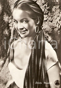 Cartolina originale da collezione 1954 VERA CRUZ Sarita MONTIEL in una scena del film di Robert ALDRICH *Cartolina 1