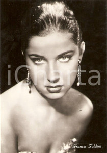 Cartolina originale da collezione 1955 ca CINEMA Attrice Franca FALDINI Ritratto Cartolina FG NV 1