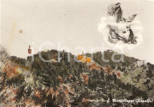 Cartolina originale da collezione 1950 ca RAPALLO Santuario Nostra Signora di MONTALLEGRO Apparizione Cartolina 1