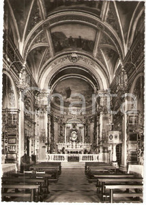 Cartolina originale da collezione 1960 ca RAPALLO GE Santuario Nostra Signora di MONTALLEGRO Interno Cartolina 1