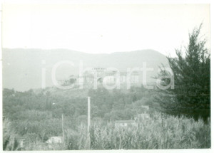 Fotografia d epoca originale 1974 SARZANA Veduta panoramica della FORTEZZA DI SARZANELLO Foto VINTAGE 18x13 1