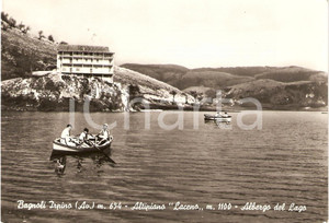 Cartolina originale da collezione 1960 ca BAGNOLI IRPINO (AV) Panorama Altopiano LACENO Albergo del lago CARTOLINA 1