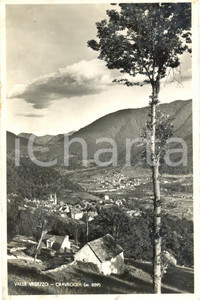Cartolina originale da collezione 1937 CRAVEGGIA (VB) Veduta panoramica VAL VIGEZZO *Cartolina FP VG 1