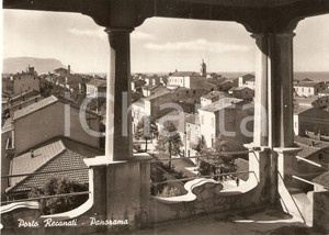 Cartolina originale da collezione 1953 PORTO RECANATI (MC) La cittÃ  vista da una terrazza Panorama *Cartolina 1