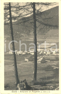 Cartolina originale da collezione 1930 ca FOLGARIA TN Frazione COSTA Scorcio dell Altipiano Cartolina FP NV 1