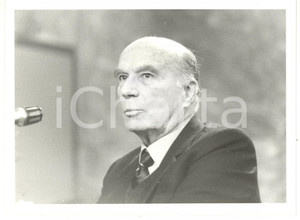 1985 ca TRIBUNALE DI MILANO Ritratto di Guido CARLI (2)  - Fotografia 24x18 cm