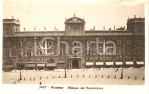 Cartolina originale da collezione 1940 ca PIACENZA Facciata del Palazzo del Governatore *Cartolina FP NV 1
