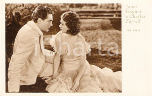Fotografia d'epoca originale 1929 SUNNYSIDE UP Janet GAYNOR Charles FARRELL *Cartolina FOX FILM 1