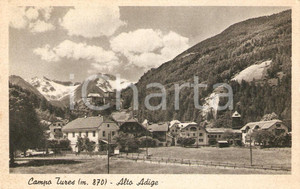 Cartolina originale da collezione 1940 ca CAMPO TURES BZ Alto Adige Panorama del paese Cartolina FP NV 1