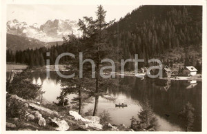 Cartolina originale da collezione 1950 MADONNA DI CAMPIGLIO TN Lago NAMBINO e Gruppo BRENTA Cartolina FP VG 1