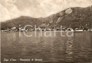 Cartolina originale da collezione 1953 SARNICO BG Panorama del paese con L ago d Iseo Cartolina FG VG 1