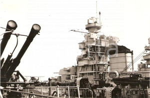 Cartolina originale da collezione 1950 ca MARINA MILITARE Regia Nave ZARA Foto seriale di Aldo FRACCAROLI 1