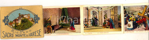 Materiale pubblicitario d’epoca 1950 ca SACRO MONTE DI VARESE Libretto a organino ILLUSTRATO 14 vedute VINTAGE 1