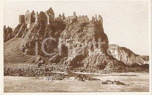 Cartolina originale da collezione 1915 ca BUSHMILLS NORTHERN IRELAND Dunluce Castle GIANT S CAUSEWAY Cartolina 1