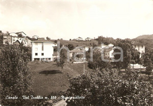 Cartolina originale da collezione 1972 FONTANIGORDA (GE) Nuove villette della Frazione CANALE Val Trebbia *FG VG 1