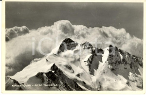 Cartolina originale da collezione 1951 VALBONDIONE BG CAI Veduta Pizzo TORNELLO da Rifugio Antonio CURO  FP VG 1