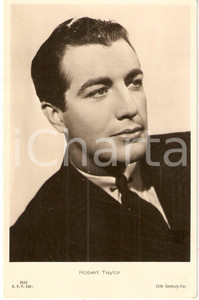 Cartolina originale da collezione 1936 CINEMA Portrait Robert TAYLOR Actor 20th CENTURY FOX Cartolina FG NV 1