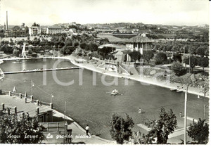 Cartolina originale da collezione 1962 ACQUI TERME (AL) La grande piscina *Cartolina DANNEGGIATA FG VG 1