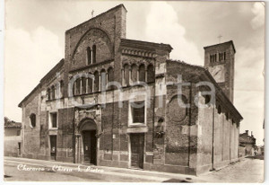 Cartolina originale da collezione 1950 ca CHERASCO (CN) Chiesa S.Pietro  *Cartolina DANNEGGIATA FG NV 1