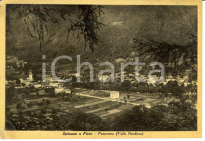 Cartolina originale da collezione 1939 SPIAZZO E FISTO (TN) Panorama *Cartolina postale FG VG 1