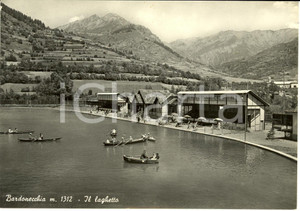 Cartolina originale da collezione 1952 BARDONECCHIA (TO) Il laghetto *Cartolina postale FG VG 1