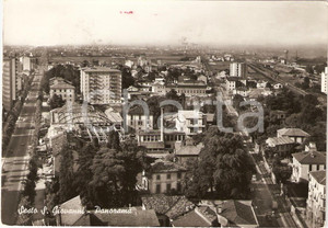 Cartolina originale da collezione 1966 SESTO SAN GIOVANNI MI Veduta aerea sulla cittÃ  Cartolina FG VG 1