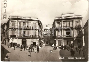 Cartolina originale da collezione 1958 CHIETI Piazza Valignani Acqua SANGEMINI Cartolina animata FG VG 1