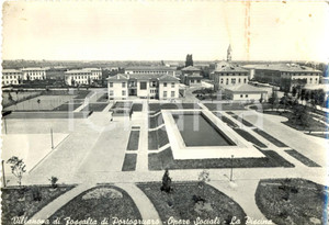 Cartolina originale da collezione 1950 ca VILLANOVA DI FOSSALTA DI PORTOGRUARO VE Opere sociali  LA PISCINA 1