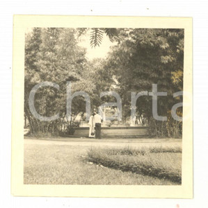 Fotografia d epoca originale 1972 NAMPULA MOZAMBICO  Parque Felgueiras e Sousa  Foto ANIMATA 9x9 cm 1