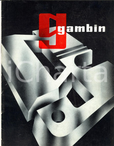 Materiale pubblicitario d’epoca 1970 ca VUE-EN-SALLAZ  Ditta GAMBIN *Catalogo ILLUSTRATO fresatrice 1