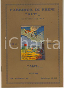 1920 ca MILANO Fabbrica freni ALT - Ing. Giulio MORTARA *Catalogo ILLUSTRATO (3)