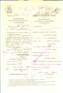 Oggetto da collezione cartaceo 1933 ASCOLI PICENO Deposito Antonio CIAMBECCHINI - Titoli al portatore 1