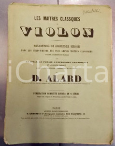 Oggetto da collezione cartaceo 1910 ca Arcangelo CORELLI Sonate XII : Follia op. 5 per violino Delphin ALARD 1