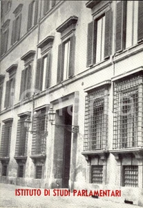Giornale, rivista storica 1956 ROMA ISTITUTO DI STUDI PARLAMENTARI Relazione sul primo trienno di attivitÃ  1