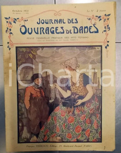 Giornale, rivista storica Octobre 1921 PARIS JOURNAL DES OUVRAGES DES DAMES Arts fÃ©minins AnnÃ©e 36 nÂ° 403 1