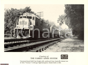 Fotografia d epoca originale 1966 Alco Century C630type locomotive, train SCL L&N 1