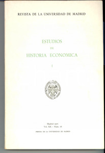Libro, pubblicazione d epoca 1971 MADRID Estudios de historia economica vol. I Autografo José Maria BLAZQUEZ 1
