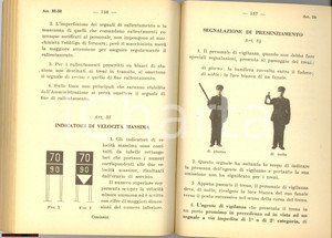 Libro, pubblicazione d epoca 1963 FFSS Istruzioni esercizio passaggi a livello 1