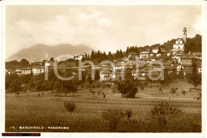 Cartolina originale da collezione 1936 MARCHIROLO VA Panorama FP VG 1
