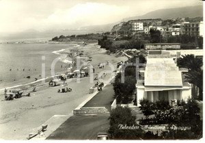 Cartolina originale da collezione 1975 BELVEDERE MARITTIMO CS Vista della spiaggia Cartolina FG NV 1