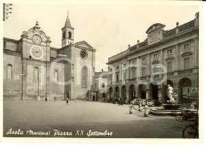 Cartolina originale da collezione 1977 ASOLA (MN) Piazza XX Settembre *Cartolina FG VG 1