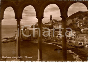 Cartolina originale da collezione 1951 BOGLIASCO GE Veduta della cittÃ  dalla BICOCCA Cartolina FG VG 1